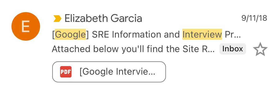 Google-SRE Interview