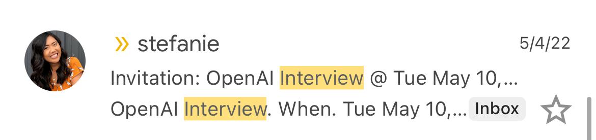 OpenAI Interview
