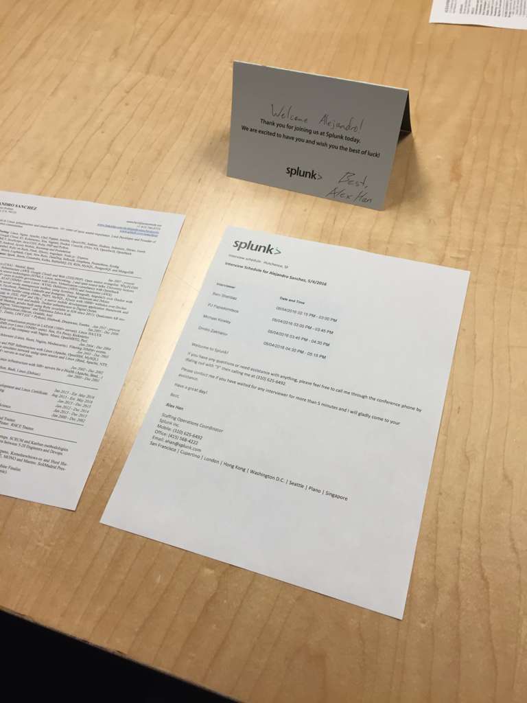 Splunk Onsite Interview