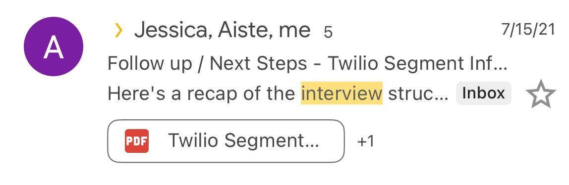 Twilio Interview